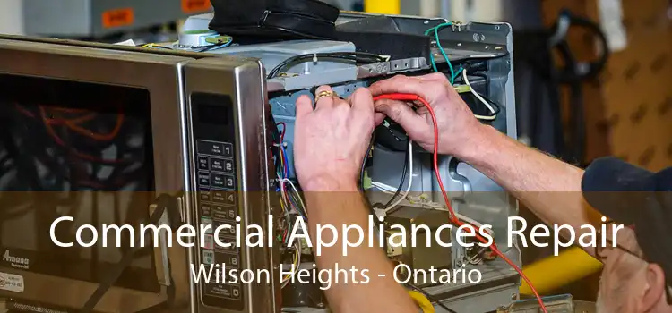Commercial Appliances Repair Wilson Heights - Ontario