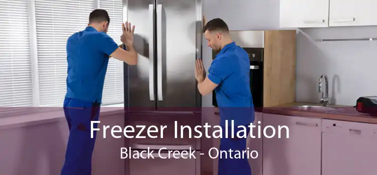 Freezer Installation Black Creek - Ontario