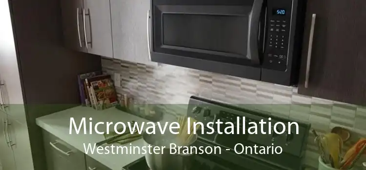Microwave Installation Westminster Branson - Ontario