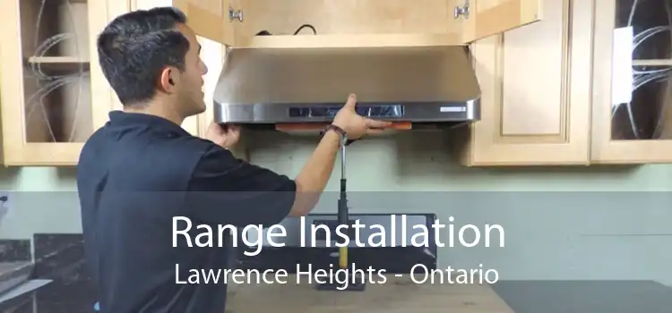 Range Installation Lawrence Heights - Ontario