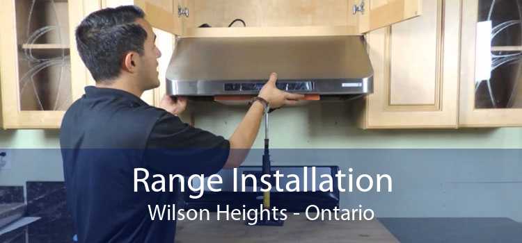 Range Installation Wilson Heights - Ontario