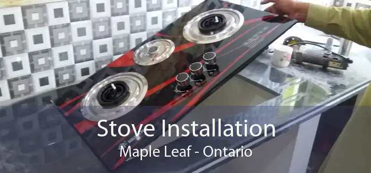 Stove Installation Maple Leaf - Ontario